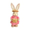 Charming Easter Bunny Cattail Figurine Rustic Spring Home Decoration 11