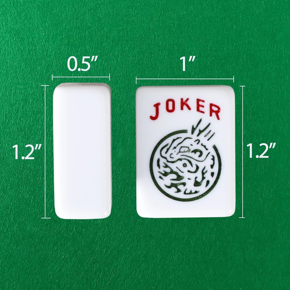 Premium American Mahjong Set With 166 Tiles 4 PushersRacks Portable Carry Bag 7