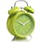 4Inch Twin Bell Alarm Clock With Backlight Loud Battery Operated Vintage Desk Clock 8