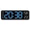 10Inch Smart LED Wall Clock With Temperature Calendar Minimalist Digital Desk Or Wall Display 7