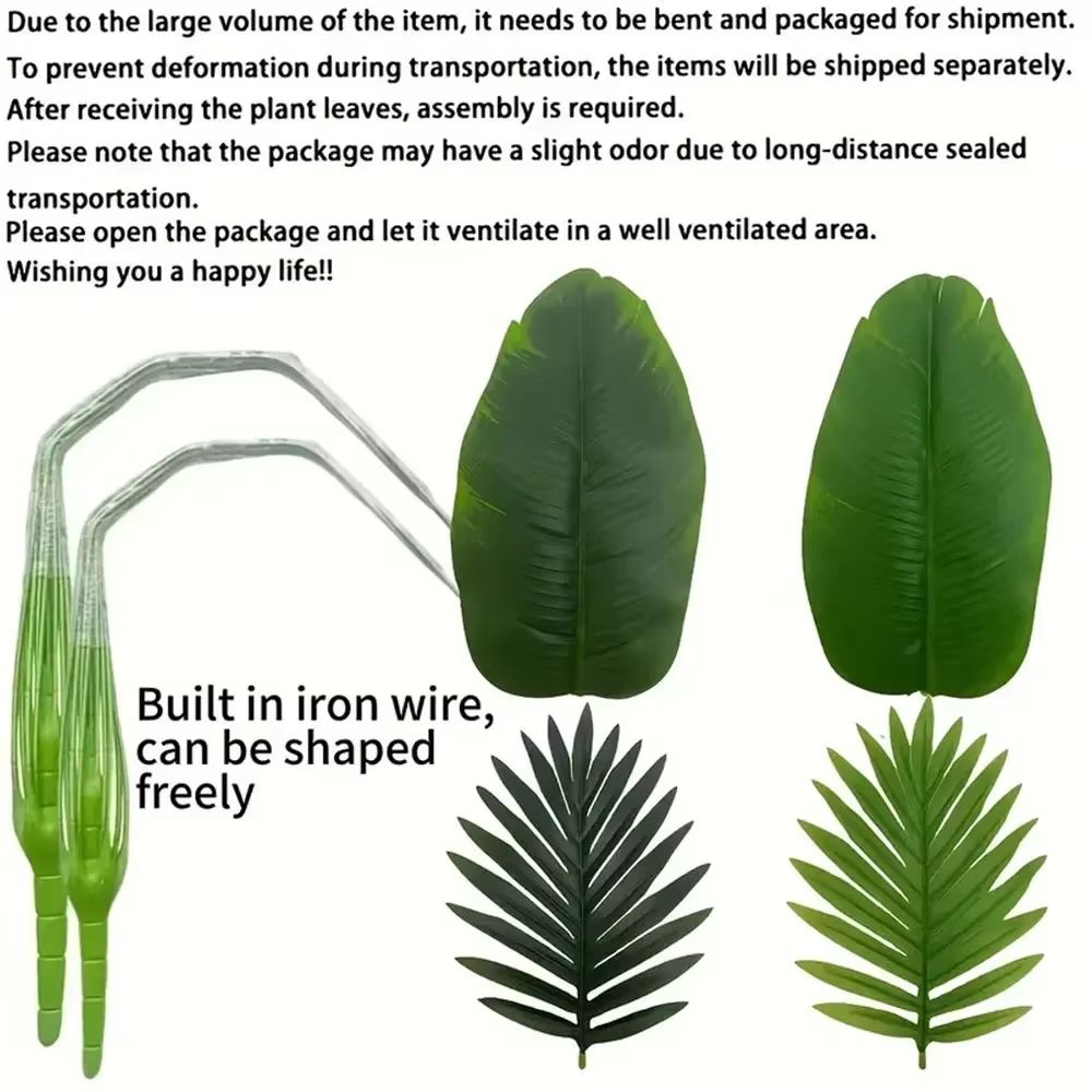 50Inch Giant Artificial Palm Tree Realistic Tropical Faux Plant For Indoor Outdoor Decor 5