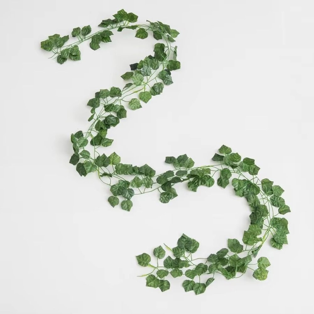 Artificial Ivy Hanging Garland Realistic Green Vine Decor For Indoor Outdoor Wall Styling 10
