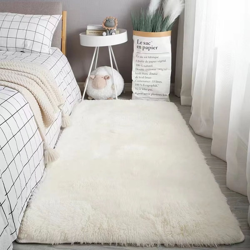 Cozy Tie Dye Fluffy Shag Area Rug For Bedroom And Living Room 7