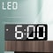 Smart Mirror LED Alarm Clock With Voice Control Snooze And Night Mode 0