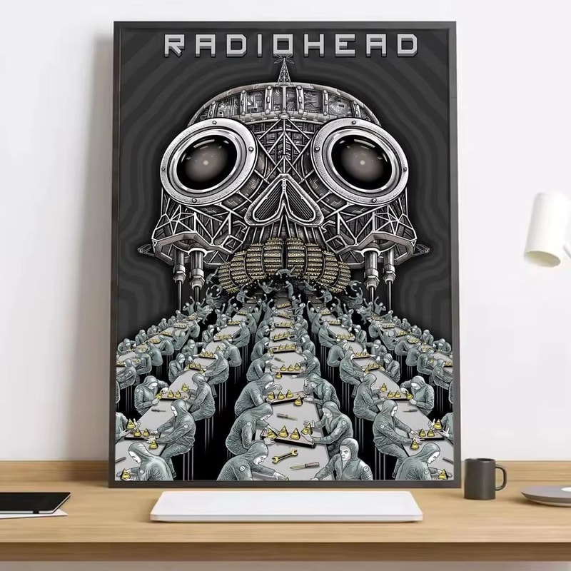 Radiohead In Rainbows Canvas Poster Music Wall Art Aesthetic Print For Bedroom Living Room Decor 9