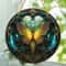 Butterfly Acrylic Suncatcher Round Window Hanging Decorative Sun Catcher Wall Art 16