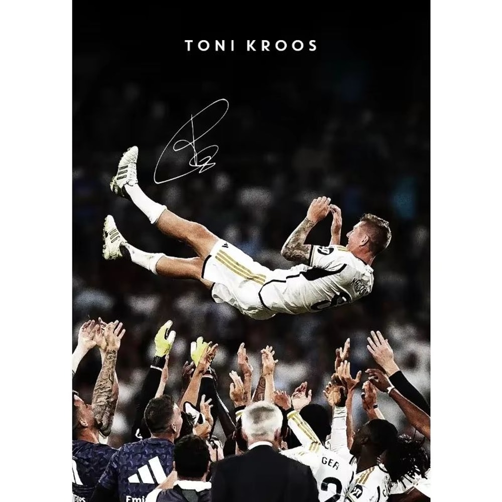 Modern Soccer Player Canvas Wall Art Soccer Wall Art Portrait Poster For Bedroom Living Room Deco 14