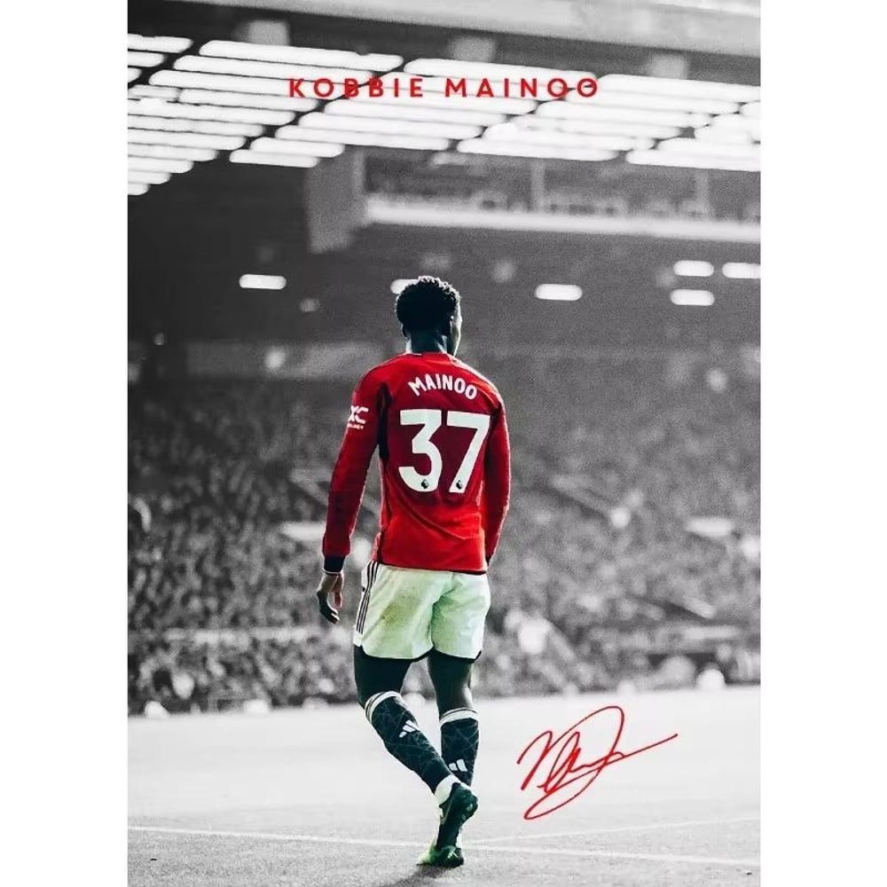 Modern Soccer Player Canvas Wall Art Soccer Wall Art Portrait Poster For Bedroom Living Room Deco 16