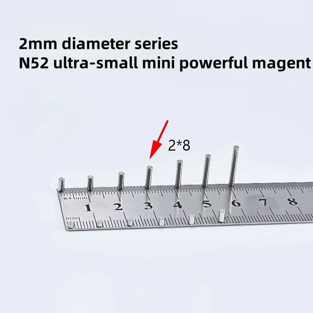 N52 Mini Neodymium Magnets Set Strong Mini Magnets 2mm UltraPowerful Refrigerator Craft Magnets 1 13