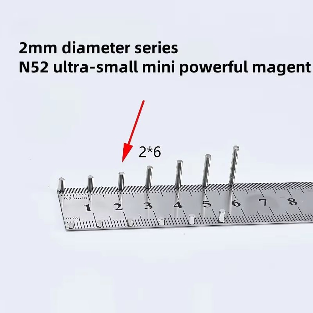 N52 Mini Neodymium Magnets Set Strong Mini Magnets 2mm UltraPowerful Refrigerator Craft Magnets 1 15