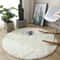 Fluffy Round White Carpet Non Slip Plush Shag Rug For Bedroom Living Room Decor 7