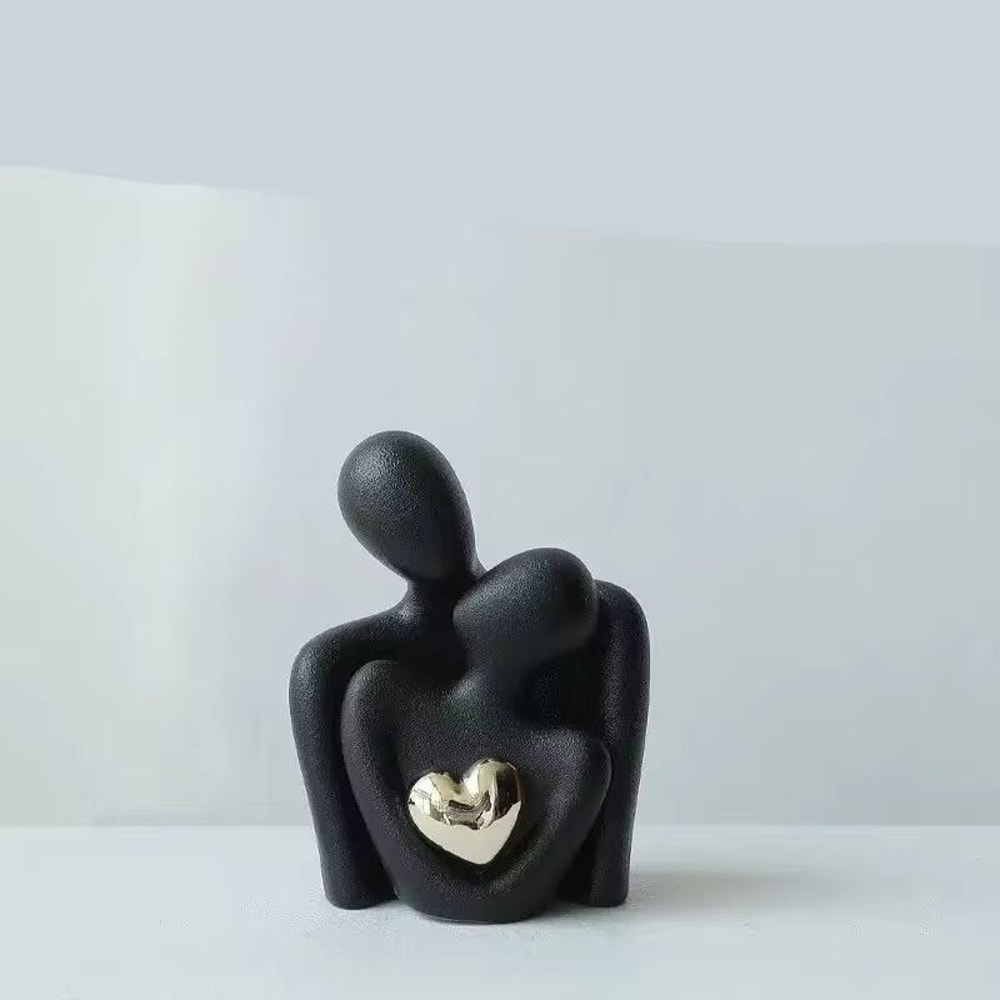 Romantic Love Embrace Couple Statue Couple Statue Decor Minimalist Bedroom Ornament 6