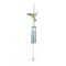 Hummingbird Dragonfly Wind Chime With Painted Glass Metal Art For Garden Decor 4
