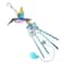 Hummingbird Dragonfly Wind Chime With Painted Glass Metal Art For Garden Decor 10
