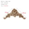 Natural Floral Wood Carved Wood Applique Decorative Furniture Accent 17