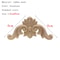 Natural Floral Wood Carved Wood Applique Decorative Furniture Accent 21