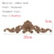 Natural Floral Wood Carved Wood Applique Decorative Furniture Accent 24