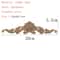 Natural Floral Wood Carved Wood Applique Decorative Furniture Accent 25