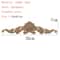 Natural Floral Wood Carved Wood Applique Decorative Furniture Accent 26