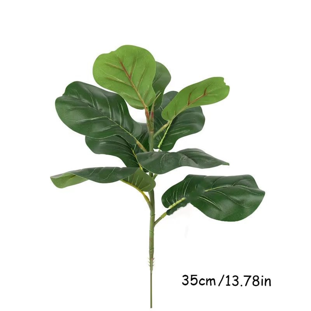 Realistic Artificial Fiddle Leaf Fig Tree Faux Indoor Plant Decor 6