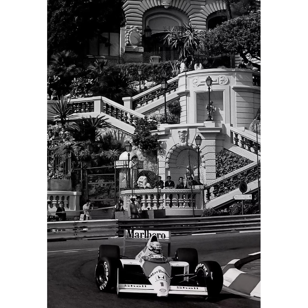 Premium Monaco F1 Racing Canvas Print Wall Art For Motorsport Fans Formula 1 Wall Art With Dynamic 10