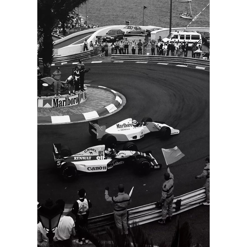 Premium Monaco F1 Racing Canvas Print Wall Art For Motorsport Fans Formula 1 Wall Art With Dynamic 12