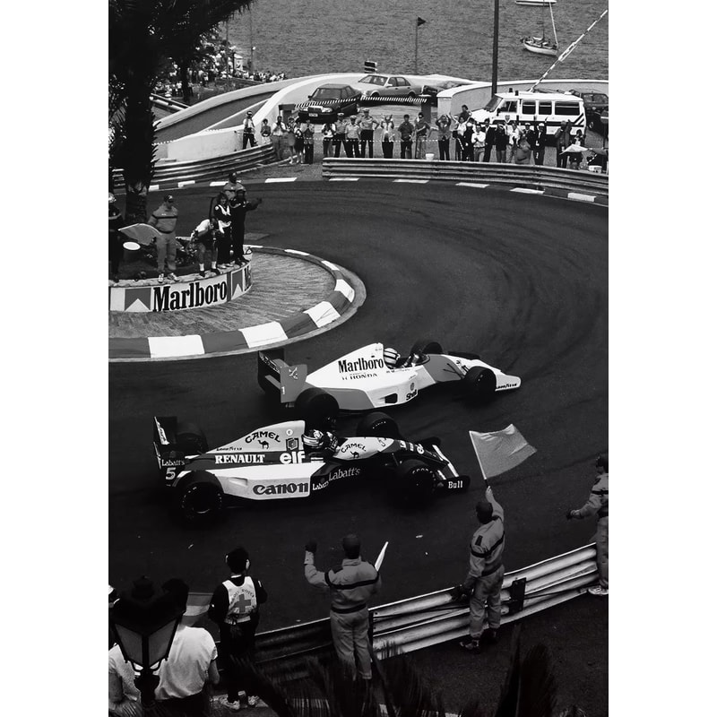 Premium Monaco F1 Racing Canvas Print Wall Art For Motorsport Fans Formula 1 Wall Art With Dynamic 12