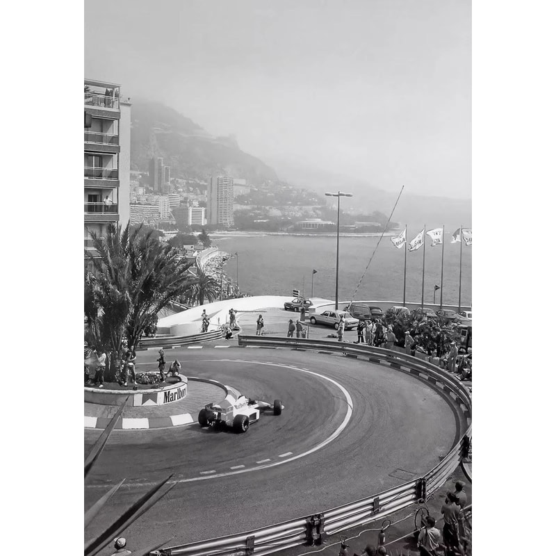 Premium Monaco F1 Racing Canvas Print Wall Art For Motorsport Fans Formula 1 Wall Art With Dynamic 13