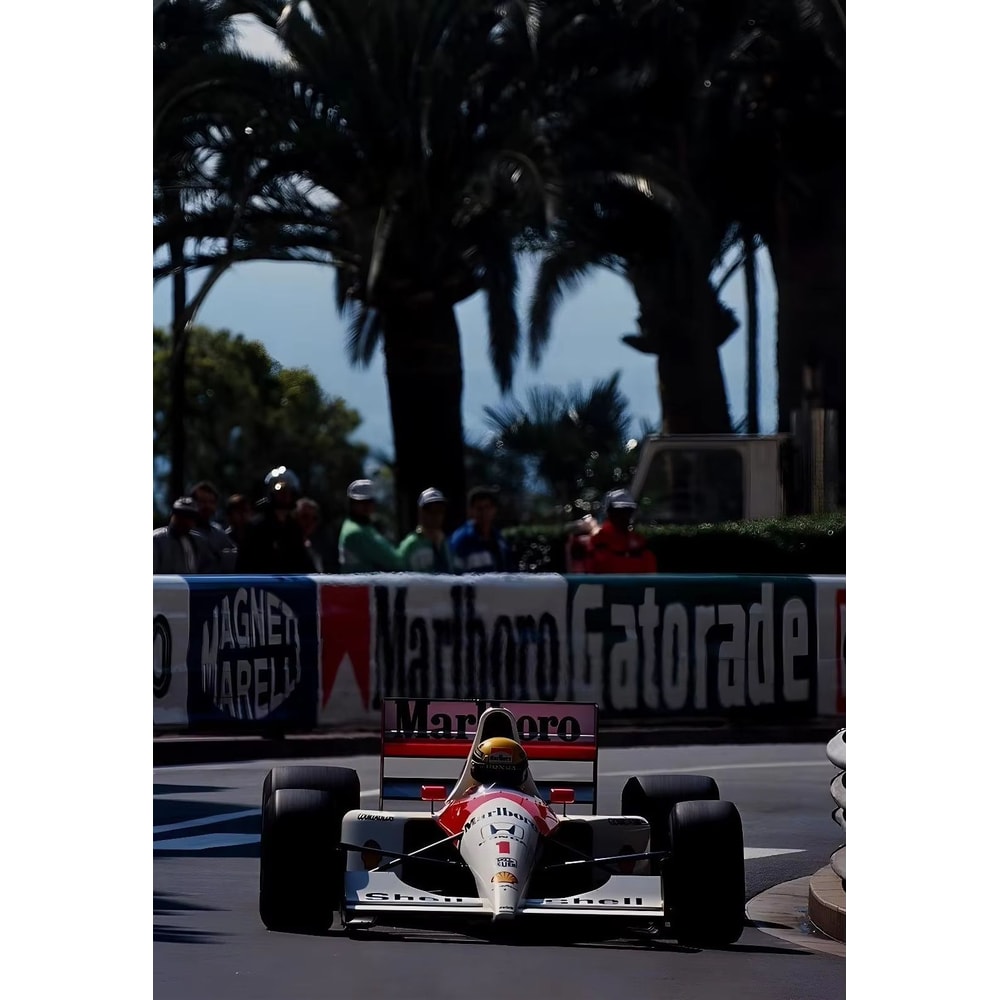 Premium Monaco F1 Racing Canvas Print Wall Art For Motorsport Fans Formula 1 Wall Art With Dynamic 19