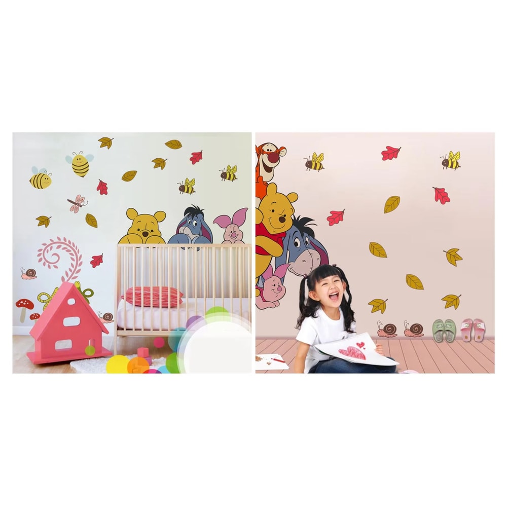 Winnie The Pooh Wall Sticker For Kids Room Cute Cartoon Wall Decor 8