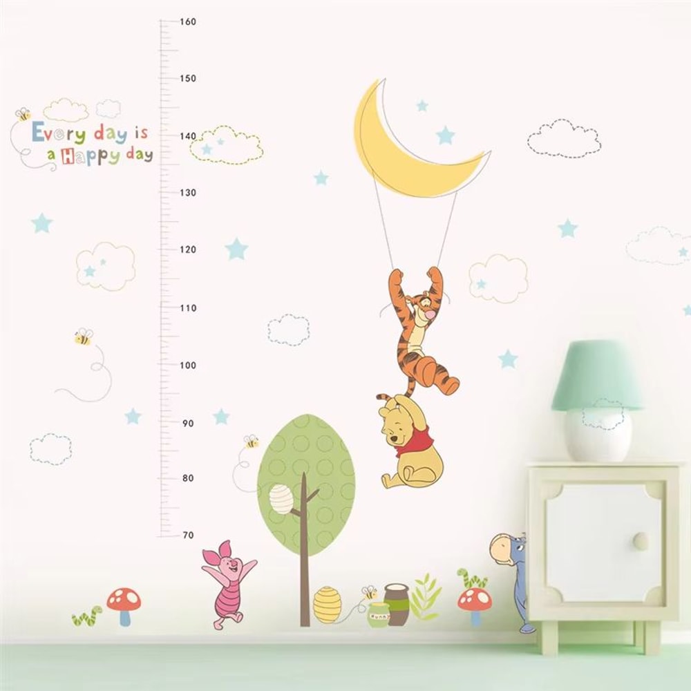 Winnie The Pooh Wall Sticker For Kids Room Cute Cartoon Wall Decor 20