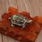 Pure Copper Feng Shui Turtle Statue Vintage Brass Tortoise Desk Ornament 4