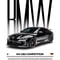 Black Famous Cars Canvas Wall Art Print For Modern Home Decoration Automotive Racing Poster 6