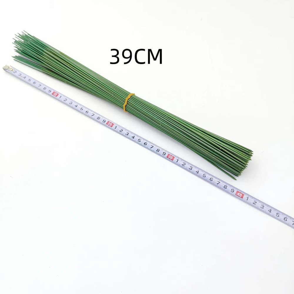 100PCS Artificial Flower Stems For DIY Crafts Hydrangea Rose Floral Rod Set 11
