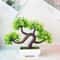 Mini Artificial Bonsai Tree Potted Plant Zen Desk Decor Faux Greenery 11