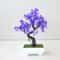 Mini Artificial Bonsai Tree Potted Plant Zen Desk Decor Faux Greenery 17