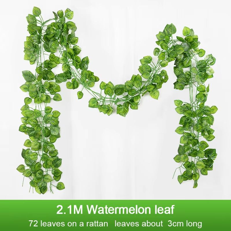 21M Artificial Ivy Garland Silk Hanging Vine Wall Decor Greenery 8