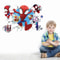 Cute Spiderman Wall Stickers For Kids Room Removable Cartoon Superhero Decor 2