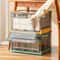 Foldable Transparent Storage Trunk Organizer For Clothes With Large Capacity Wardrobe Box 2