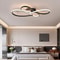Modern Black LED Ceiling Chandelier Light Fixture For Living Room Bedroom And Study Room 0