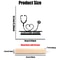 Personalized Stethoscope Metal Art Statue On Wooden Base For Doctor Desk Decoration 6
