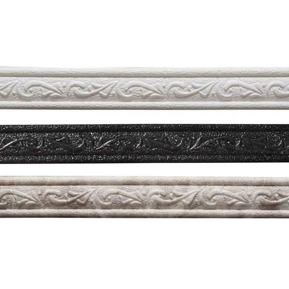 3D Foam Wall Edge Trim Self Adhesive Waterproof Corner Molding Strip 0