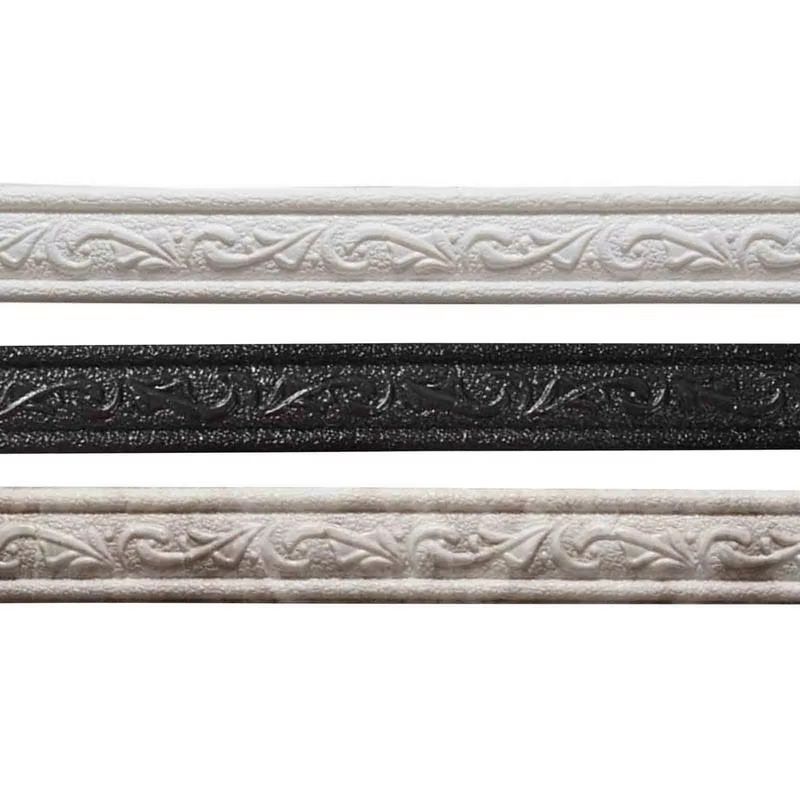 3D Foam Wall Edge Trim Self Adhesive Waterproof Corner Molding Strip 0