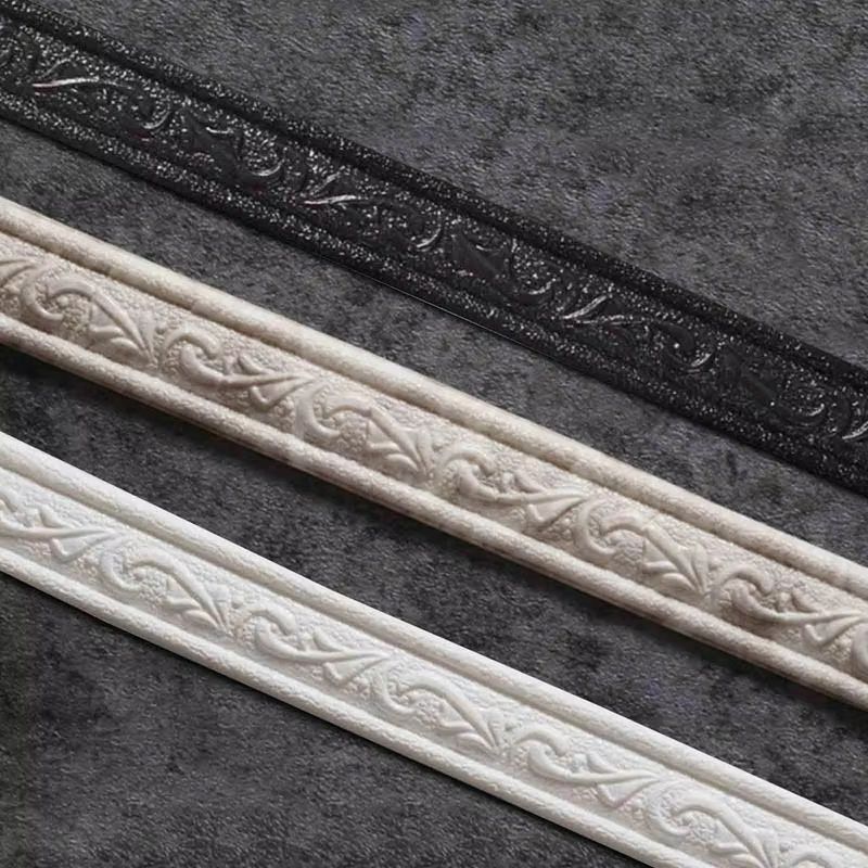 3D Foam Wall Edge Trim Self Adhesive Waterproof Corner Molding Strip 1