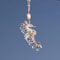 Crystal Sun Moon Wind Chime Suncatcher Prism Hanging Decor For Window And Garden 3