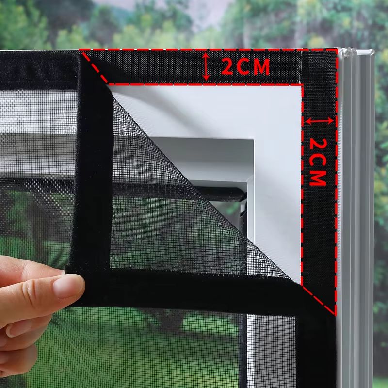 DIY SelfAdhesive Mosquito Net Window Screen Custom Fit Insect Proof Gauze 3