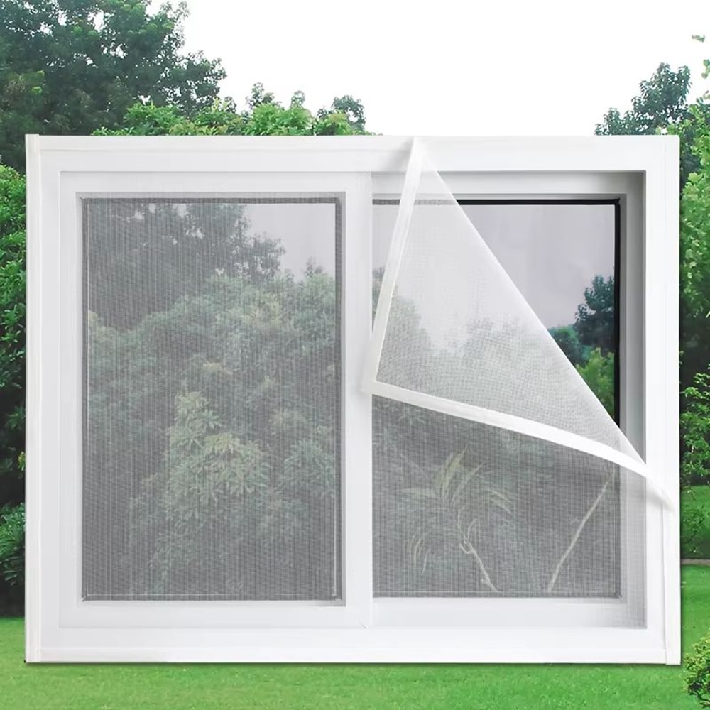 DIY SelfAdhesive Mosquito Net Window Screen Custom Fit Insect Proof Gauze 6