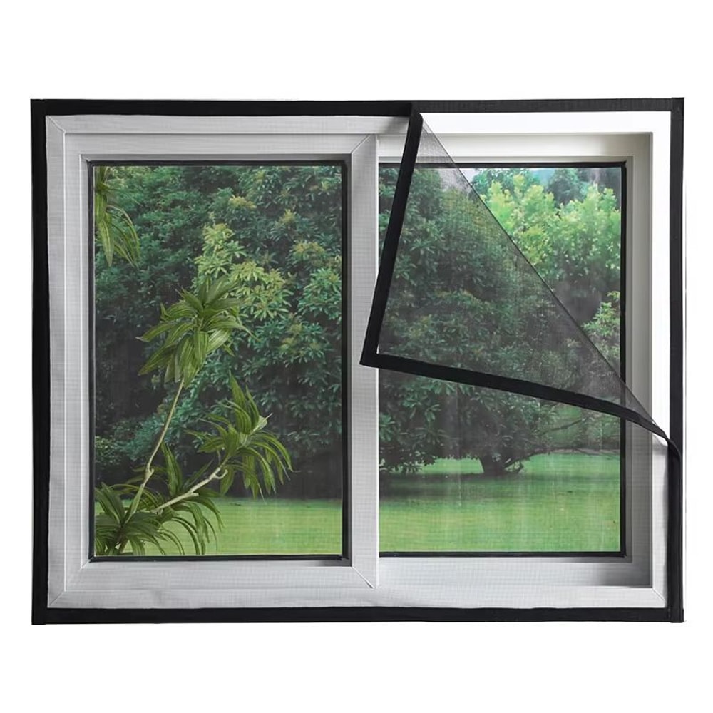 DIY SelfAdhesive Mosquito Net Window Screen Custom Fit Insect Proof Gauze 7