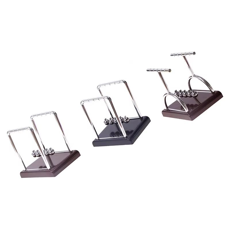 Newtons Cradle Metal Pendulum Desk Toy Physics Balance Ball Decor 3