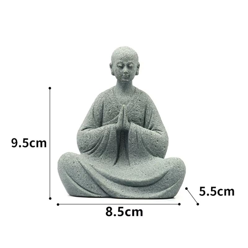 Wishing Monk Zen Garden Decor Set For Aquarium And Miniature Landscape Styling 7